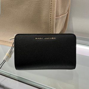 Mark Jacobs Medium bifold Leather wallet Black